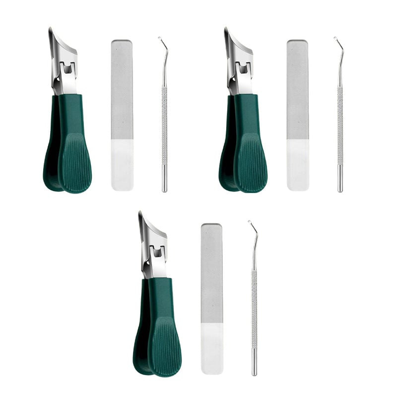 Three Sets Of Eagle Beak Beveled Nail Clippers