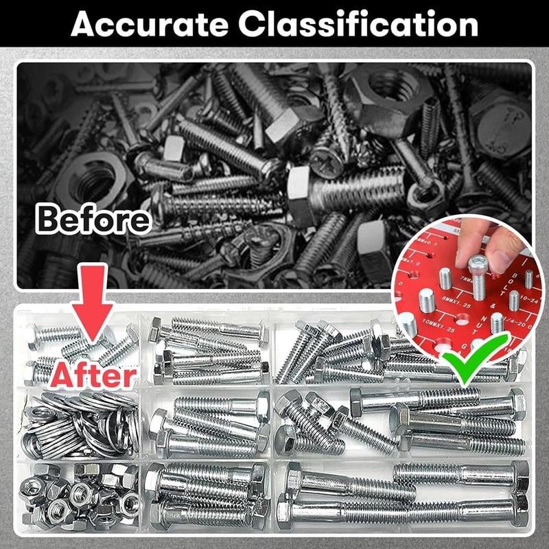 Sakerplus Metric & Standard Thread Checker