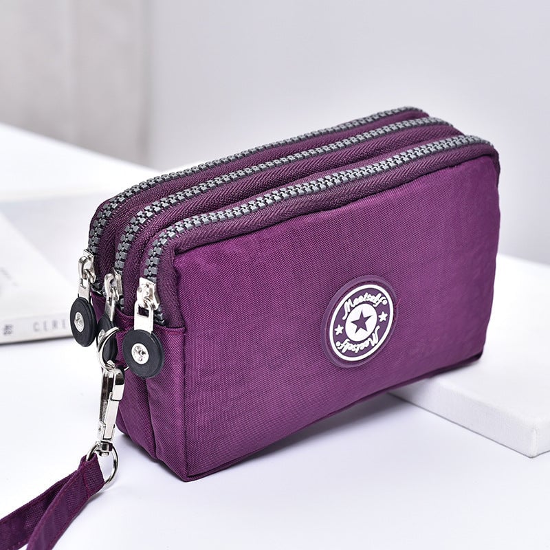 Lässige wasserdichte Handtasche mit Handgelenkschlaufe