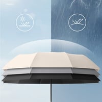 Kreative Ringschnalle Winddicht Verstärkter Regenschirm