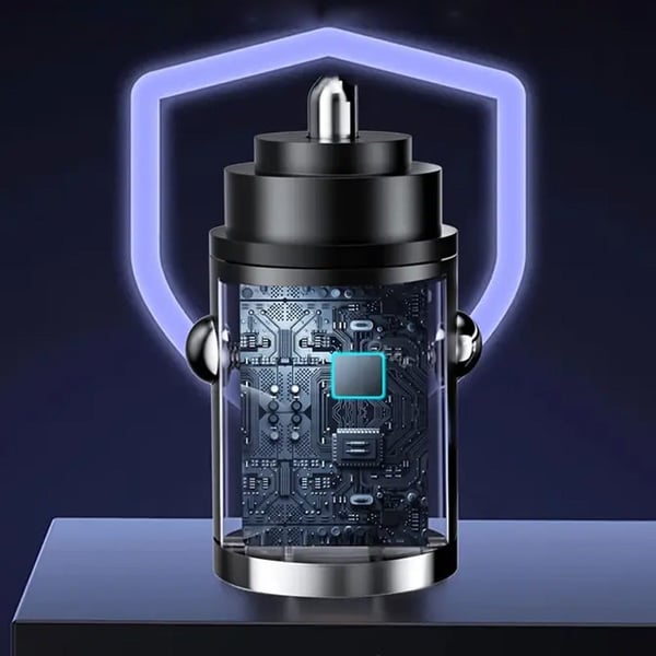 Metal Pull-Ring Invisible Fast Car Charger