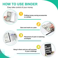 100 Days Money Saving Challenge Budget Storage Book