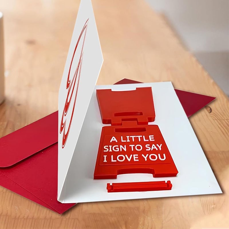 3D Mini "I Love You" Desktop Ornament
