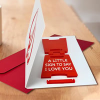 3D Mini "I Love You" Desktop Ornament