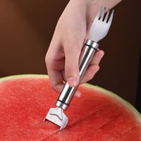 Wassermelonenschneider aus Edelstahl - müheloses Schneiden von Obst