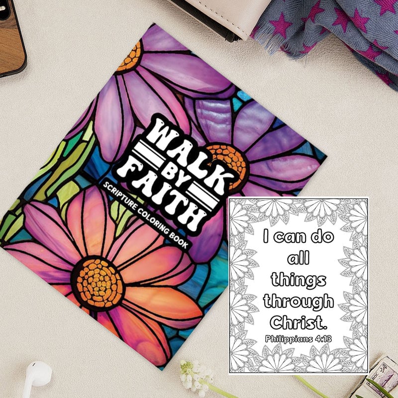 Walk By Faith Coloring Book