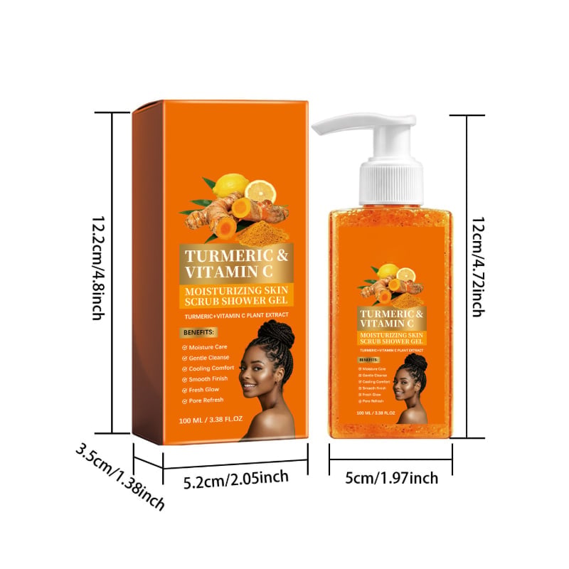 Turmeric Vitamin C Scrub Body Wash