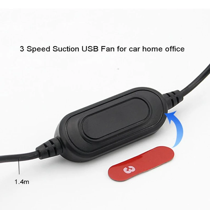 Adjustable car fan - enjoy double air conditioning