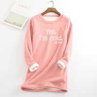 Womens Funny Casual Sweatshirts - Yes I'm Cold