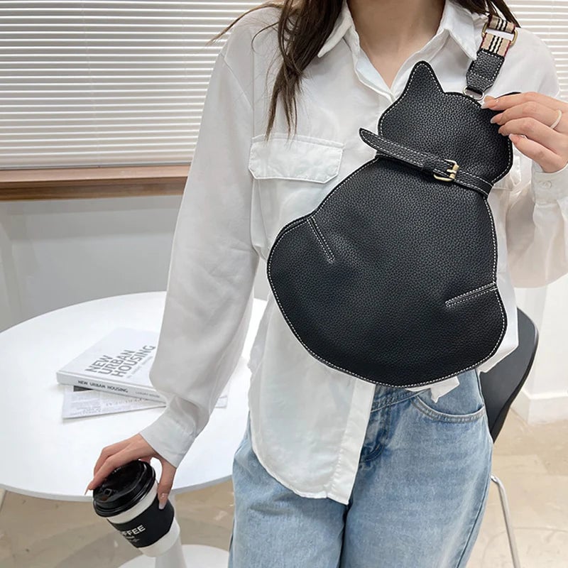 Cat Shape Crossbody Bag