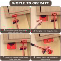 Furniture lifting tool set