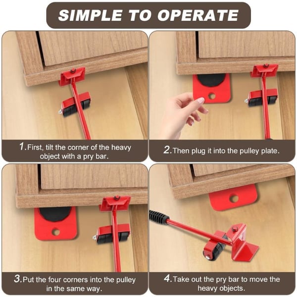 Furniture lifting tool set
