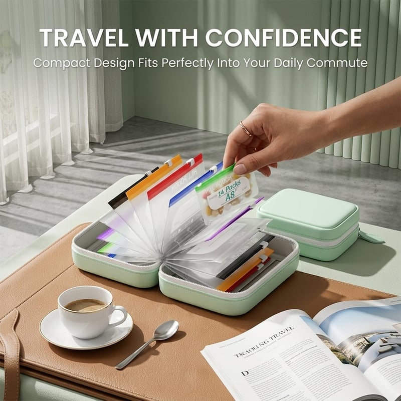 Reusable Travel Medicine Organizer