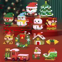 Weihnachtselement-Bausteine