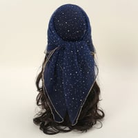 Women's Glitter Decor Head Scarf