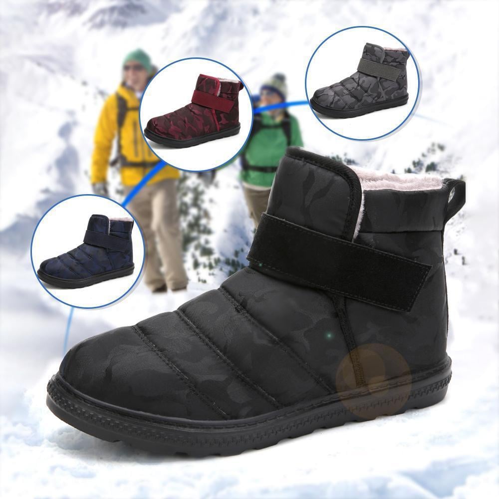 Rutschfeste wasserdichte Schneeschuhe mit selbstklebender Schnalle