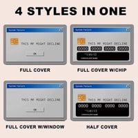Fun Credit Card Stickers