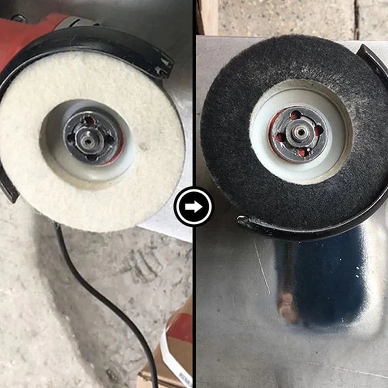 Sakerplus Wool Felt Polishing Wheel Disc