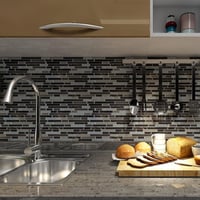 3D Mosaic Tile Self-adhesive Stickers, 4pcs