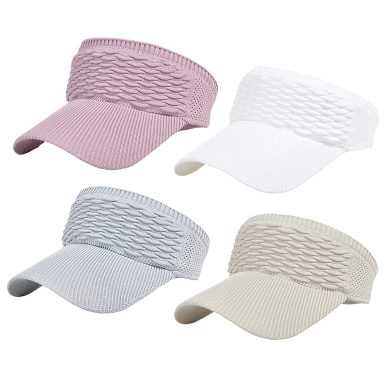Women's High Ponytail Sun Visor Hat