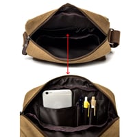 Sac à bandoulière en toile pour homme