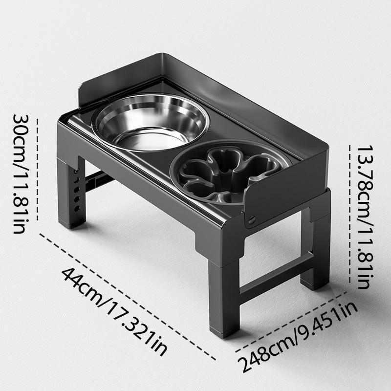 Adjustable Elevated Dog Bowl
