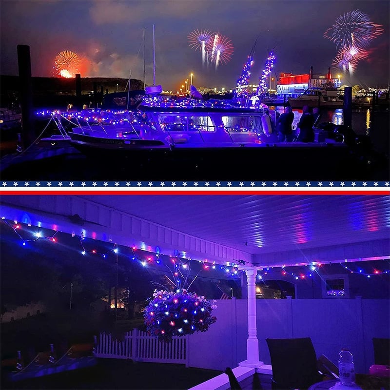 Outdoor Solar LED String Lights