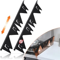 Stove Gap Covers Stainless Steel (2 pcs)