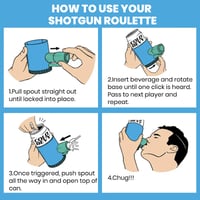 Exciting Shotgun Roulette Twist-and-Pass Drinking Game