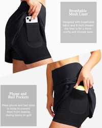 High Waist Tennis Pleated Skirt
