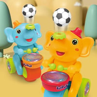 Interactive LED Elephant Toy for Toddlers & Kids with Realistic Sounds