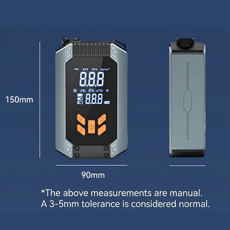 Sakerplus® Portable Cordless Digital Tire Inflator
