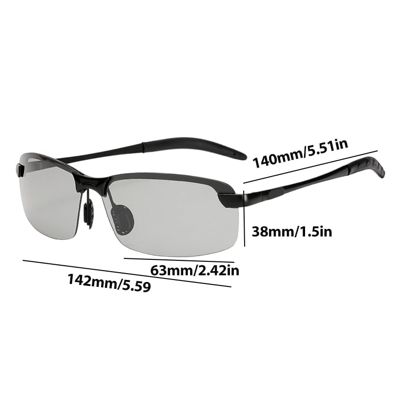 Photochromic Sunglasses with Anti-glare Polarized Lens