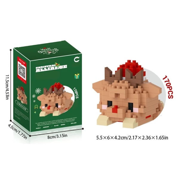 Sakerplus Christmas element building blocks