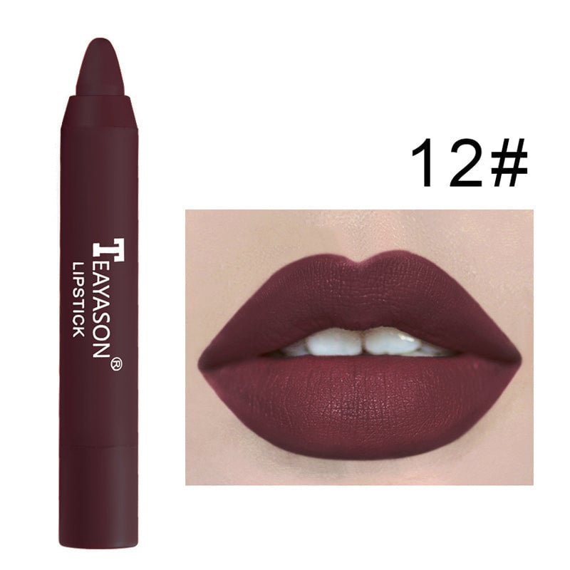 Rossetto opaco a 12 colori
