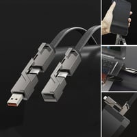 🔥 vendita calda 🔥Cavo di ricarica anti-groviglio intrecciato 4 in 1