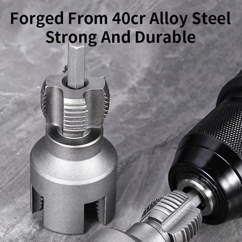 Integrated Internal & External Pipe Threading Tool
