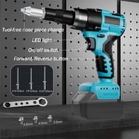 Sakerplus Brushless Rivet Gun Tool for Rivets