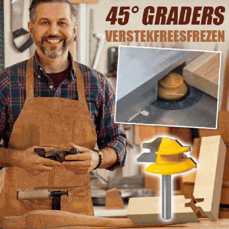 Domom 45 graden verstekfreesfrezen
