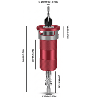 Sakerplus® Semi-Auto Depth Limit 4-Blade Countersink Drill