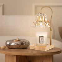 Wood Candle Warmer Lamp with Timer
