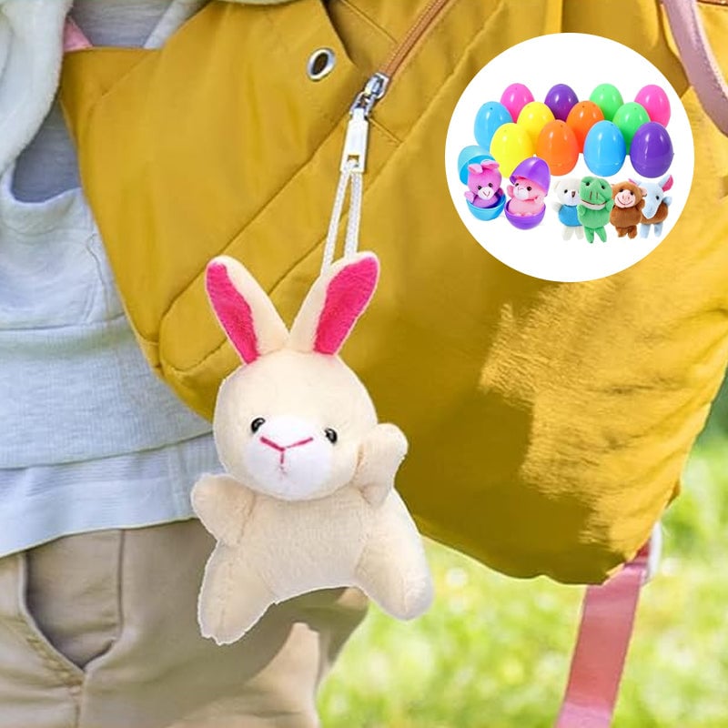Prefilled Easter Eggs, Filled with Plush Animal Toys(28 pcs/set)