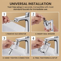 Mechanical Arm Universal Faucet