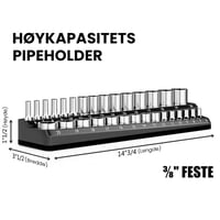 Saker Metrisk og Britisk Pipe Sett