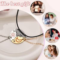 Sun Moon Star Friendship Necklaces