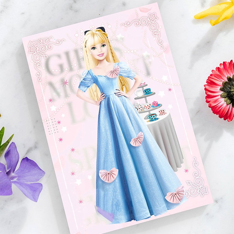 👗Magnetisk pappersdocka för påklädning av prinsessa👸