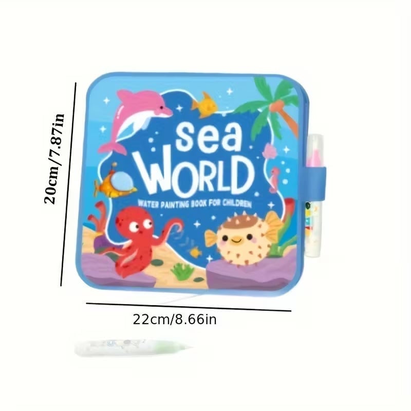 Kinder Cartoon Wasserfarben-Malbuch