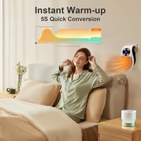 Sakerplus Wall Mounted Electric Space Heater