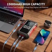 Kexon™ Portable Car Jump Starter and Tire Inflator All-in-One