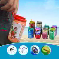 Sodavandsdåselåg med sugerør